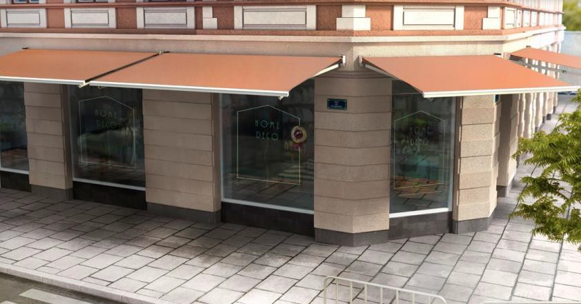 Articulated Arm Awning